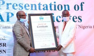 Lafarge Africa receives product quality certificates from SON Brandnewsday1