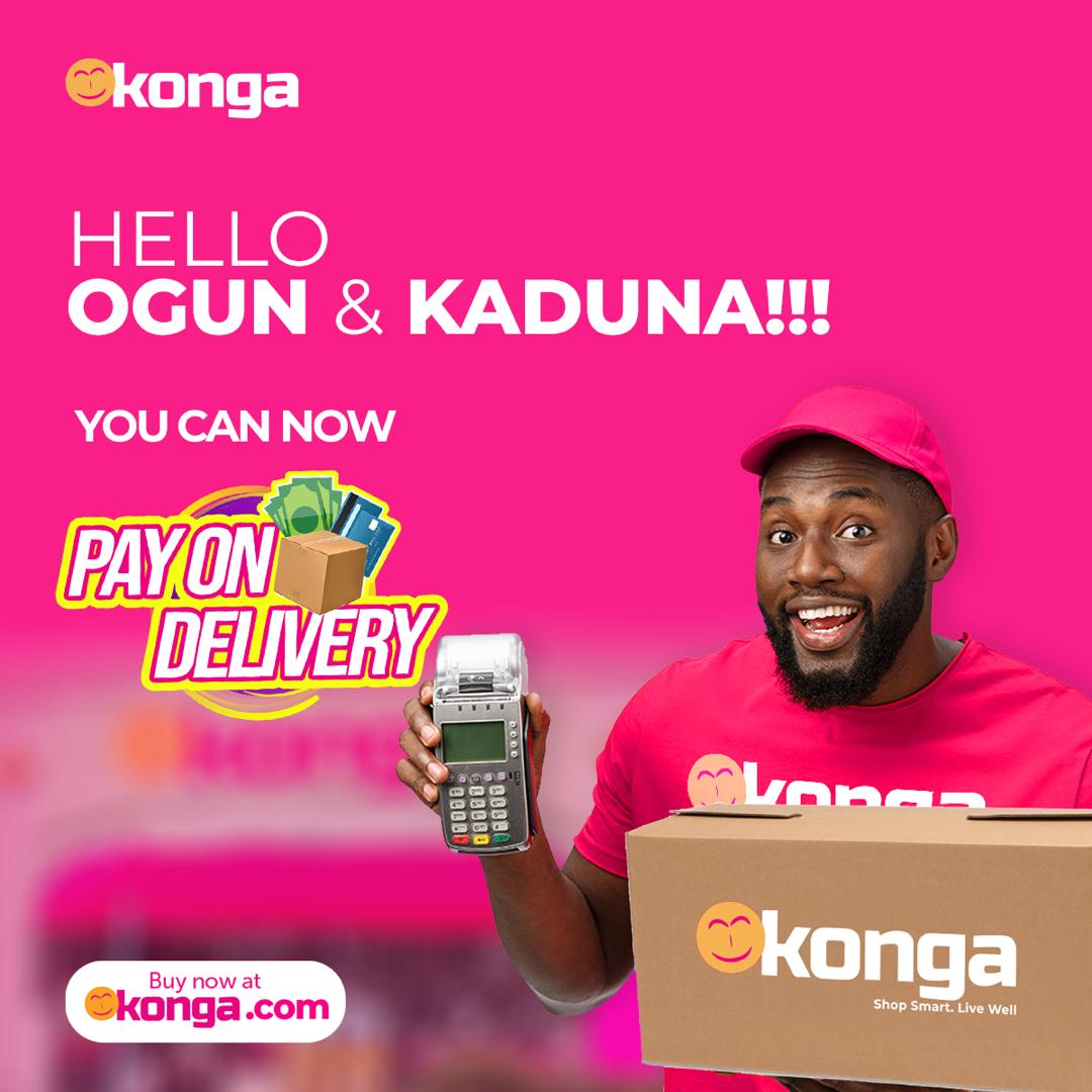 Konga powers Ogun and Kaduna with Pay On Delivery option brandnewsday