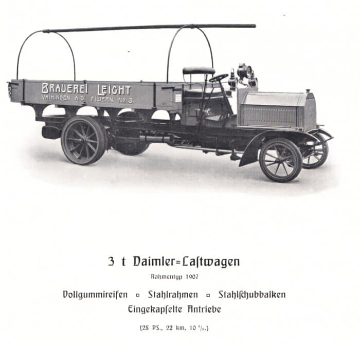 The First Truck In The World Was Built By Gottlieb Daimler In 1896 (Photos)