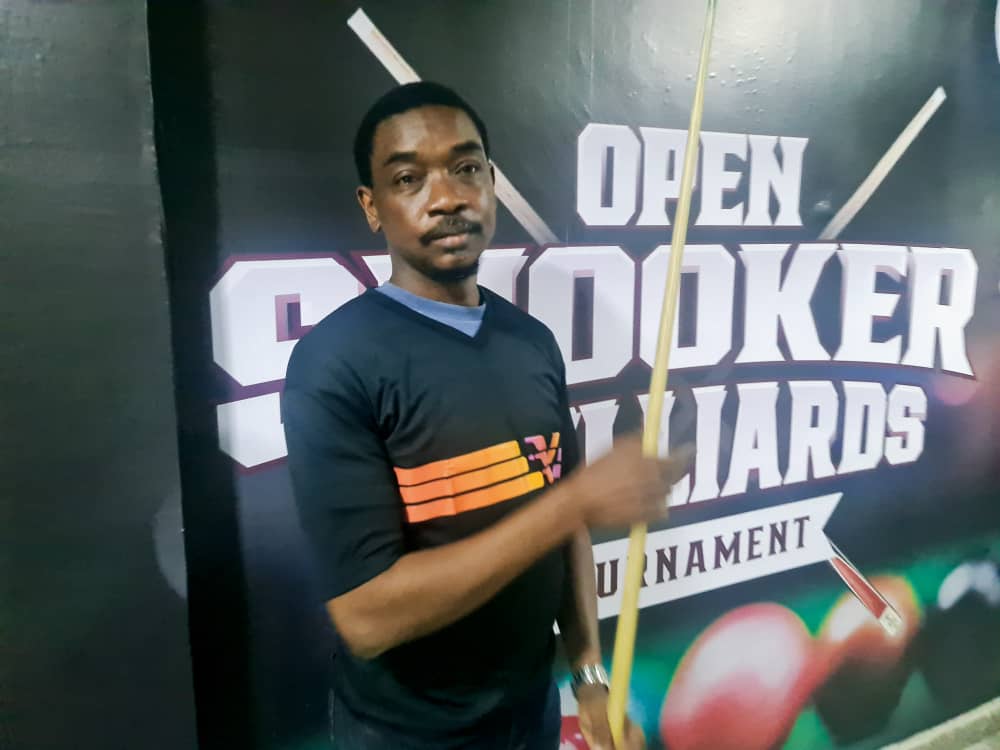 Wole Akinola, Billiards champion Brand NEWS DAY Gideon John, Wale Akinola Win VBank Snooker & Billiards Tournament
