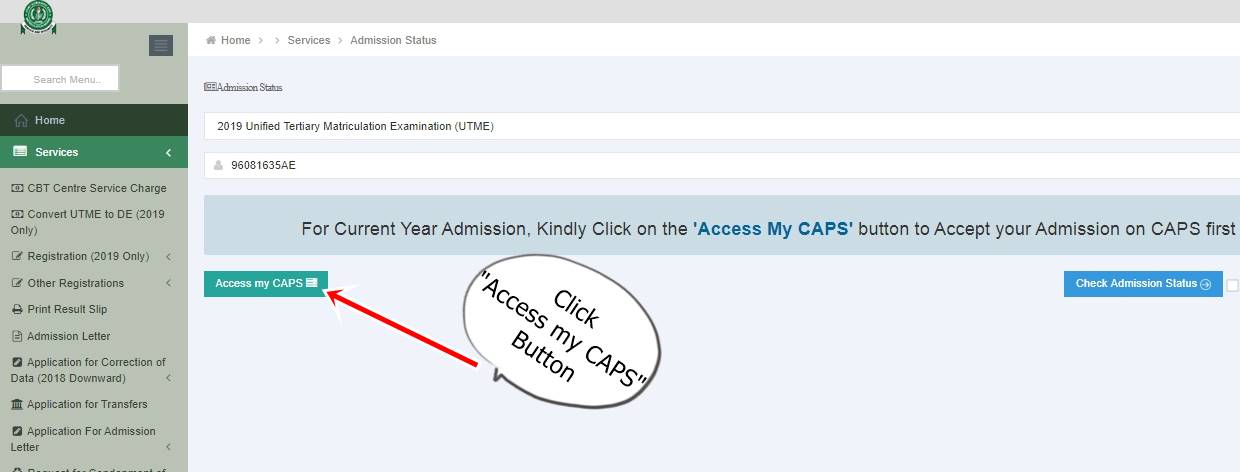 Latest JAMB News On How To ACCEPT Or REJECT Admission On JAMB CAPS 2022