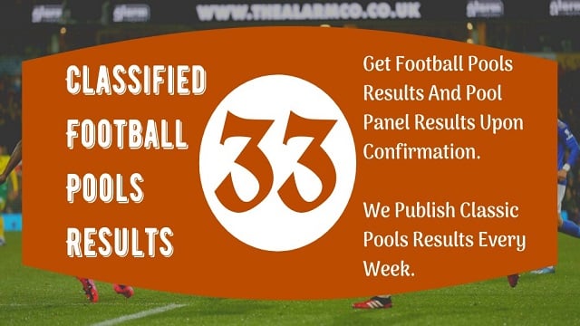 Week 33 Pool Result 2022 For Sat 19 Feb 2022