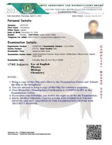 JAMB Reprint Portal 2022