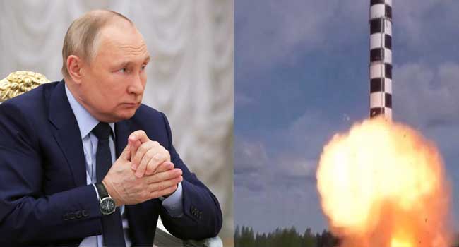 Putin’s Russia Tests Sarmat Missile As Signal To Make West Think Twice [VIDEO]