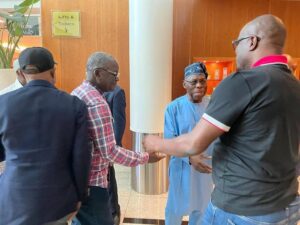 PHOTOS: Wike, Peter Obi, Obasanjo, Others Meet In London