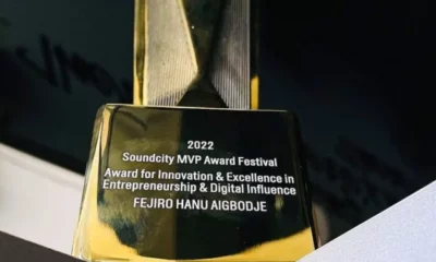 Soundcity Mvp Award, Patricia CEO
