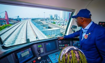 Governor Sanwo-Olu Blue Ray Train