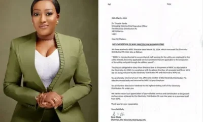 Again, West Power & Gas Fires Tinuade Sanda After Eko Disco Removal