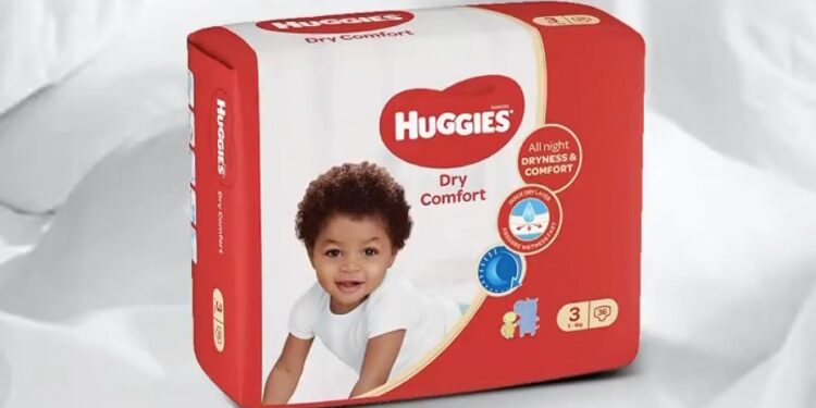 Huggies diapers, sanitary pads, Kotex