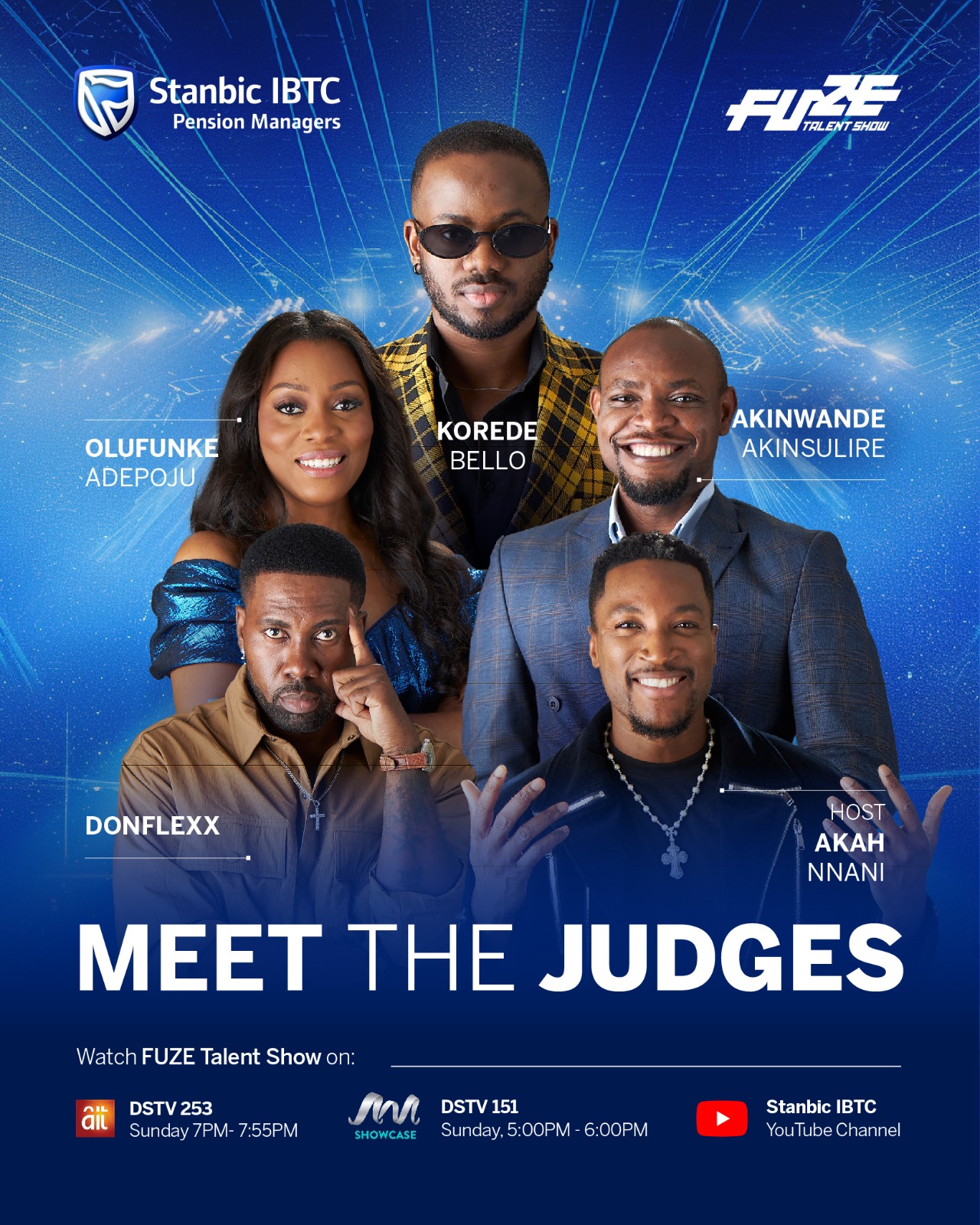 Stanbic IBTC Pension Managers Kicks Off FUZE 3.0 Talent Show, Unveils Judges, FUZE Talent Show
