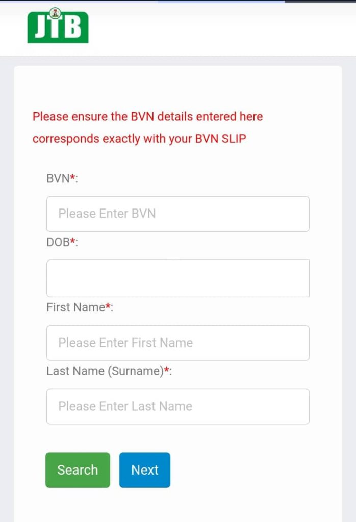 JTB TIN Registeration