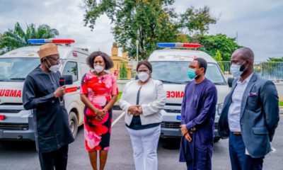 Ekiti COVID-19: MTN Nigeria Gifts Ekiti State Govt Ambulances (Photos)