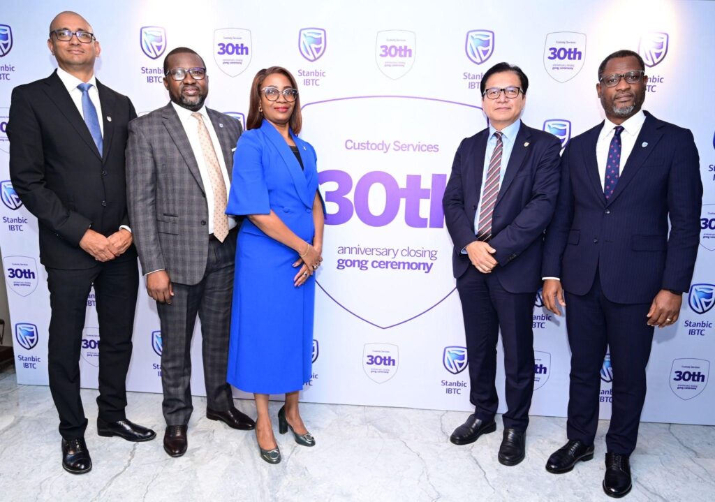 Stanbic IBTC Marks 30 Years Of Custody Services With NGX Closing Gong Ceremony